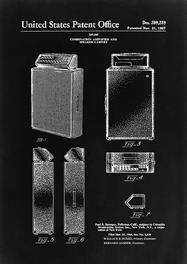 Vintage Amplifier Patent