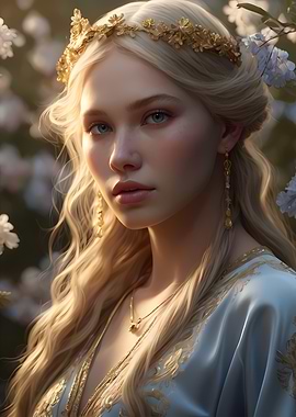 Golden Crowned Woman