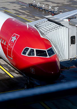 Edelweiss A320 at Zurich Airport