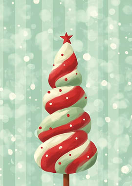 Candy Cane Christmas Tree
