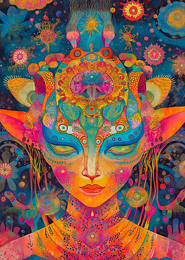 Psychedelic Cosmic Being
