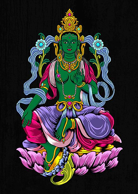 Buddhism God Bodhisattva Green Tara