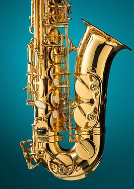 Gold Saxophone