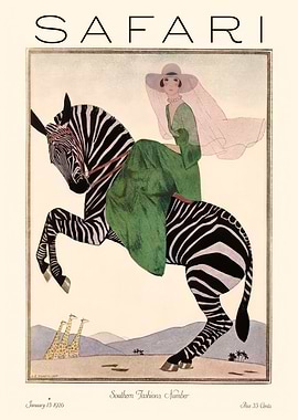 Safari Fashion Magazine Cover
