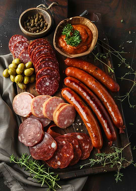 Sausage and Salami Platter