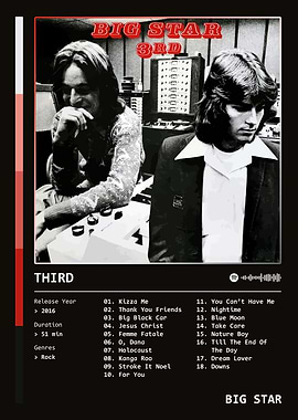 Third (2016) Album by Big Star