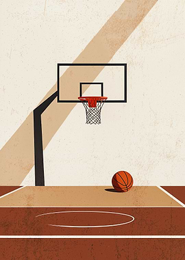 Basketball Hoop Minimalist