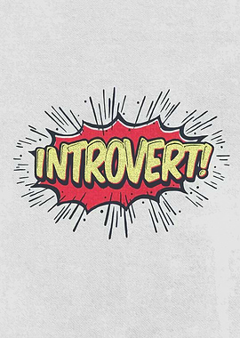 Introvert Comic Speech Bubble