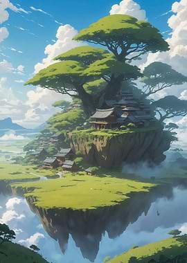 Floating Japanese Village