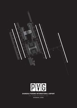 Shanghai Pudong Airport Layout