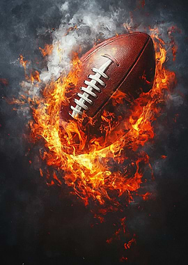 Flaming Football