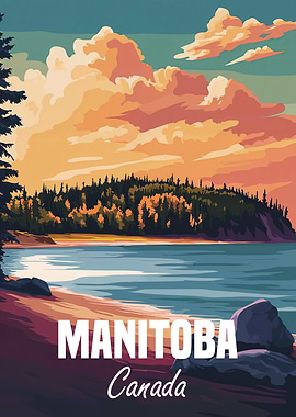 Manitoba Landscape Poster