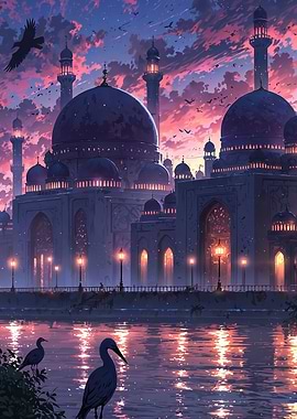 Mosque at Dusk