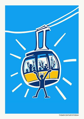 Gondola Ski Ride Funny