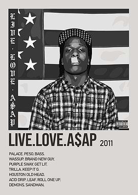 A$AP Rocky .A$AP Album Cover
