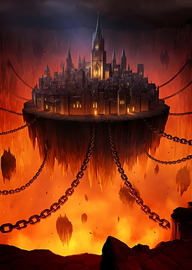 Floating City in Hell