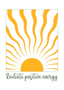 Sun Rays Positive Energy