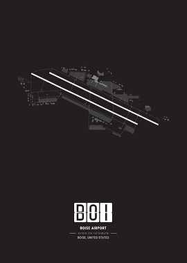 Boise Airport Map