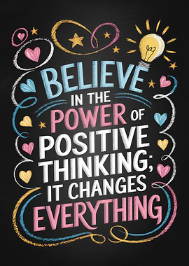 Believe in Positive Thinking