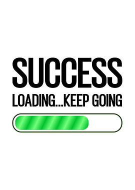 Motivational Success Loading positive affirmation