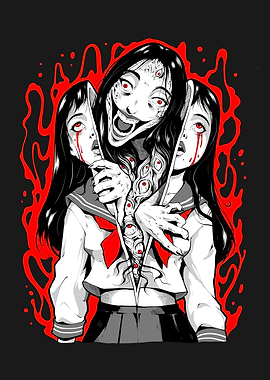 Horror Anime Girl Demon