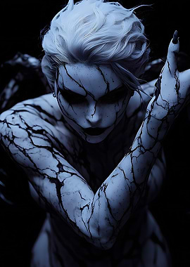 Cracked Skin Woman