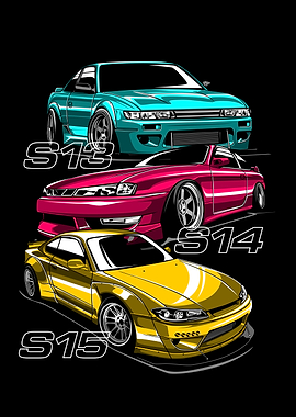 Nissan Silvia S13, S14, S15