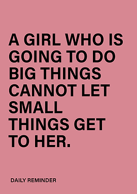 Girl Power Quote, Feminist Wall Art, Pink Typography Quote Printable Poster, Trendy Wall Print Motivational Positivity Girly Bedroom Decor Aesthetic Wall Art