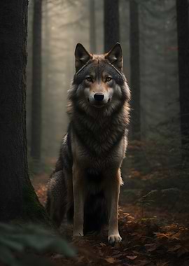Wolf in the Forest