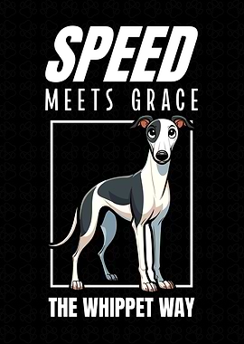 Whippet Dog Design