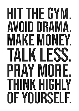 Gym, Money, Pray - Success Motivation