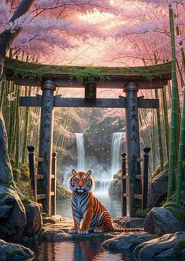 Tiger at Japanese Gate