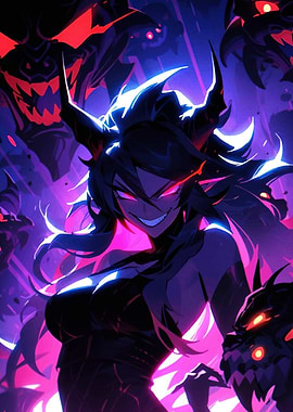 Demon Girl Anime Art