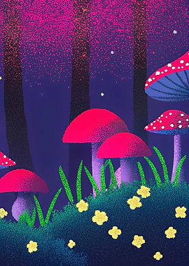 Enchanted Forest Mushrooms
