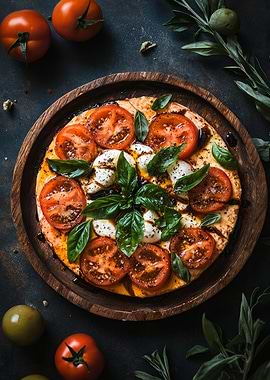 Tomato Basil Pizza