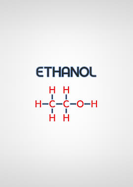 Ethanol Molecular Formula White