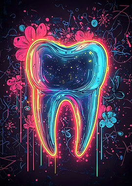 Neon Tooth Bloom