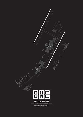 Brisbane Airport Map