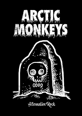 Arctic Monkeys Skull Graphic