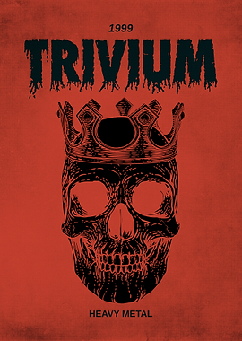 Trivium Heavy Metal Skull