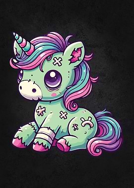 Zombiecorn - Cute Zombie Unicorn