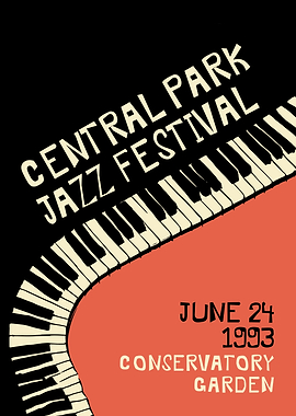 Central Park Jazz Festival Poster