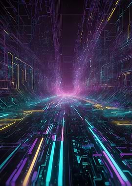 Neon Cityscape