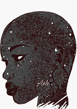 Abstract Portrait with Stars