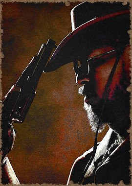 Cowboy with Revolver django unchained