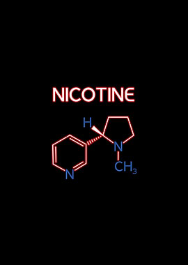 Nicotine Molecular Structure
