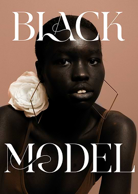 Black Model Poster
