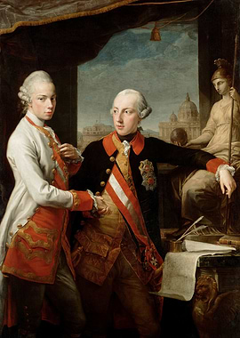 Portrait of Two Men in Formal Attire