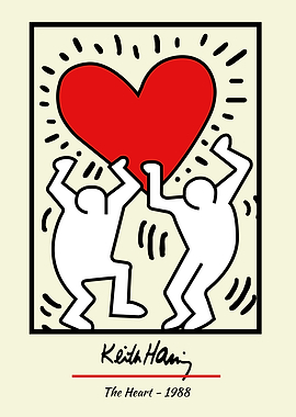 Keith Haring The Heart