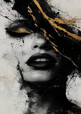 Abstract Woman Portrait